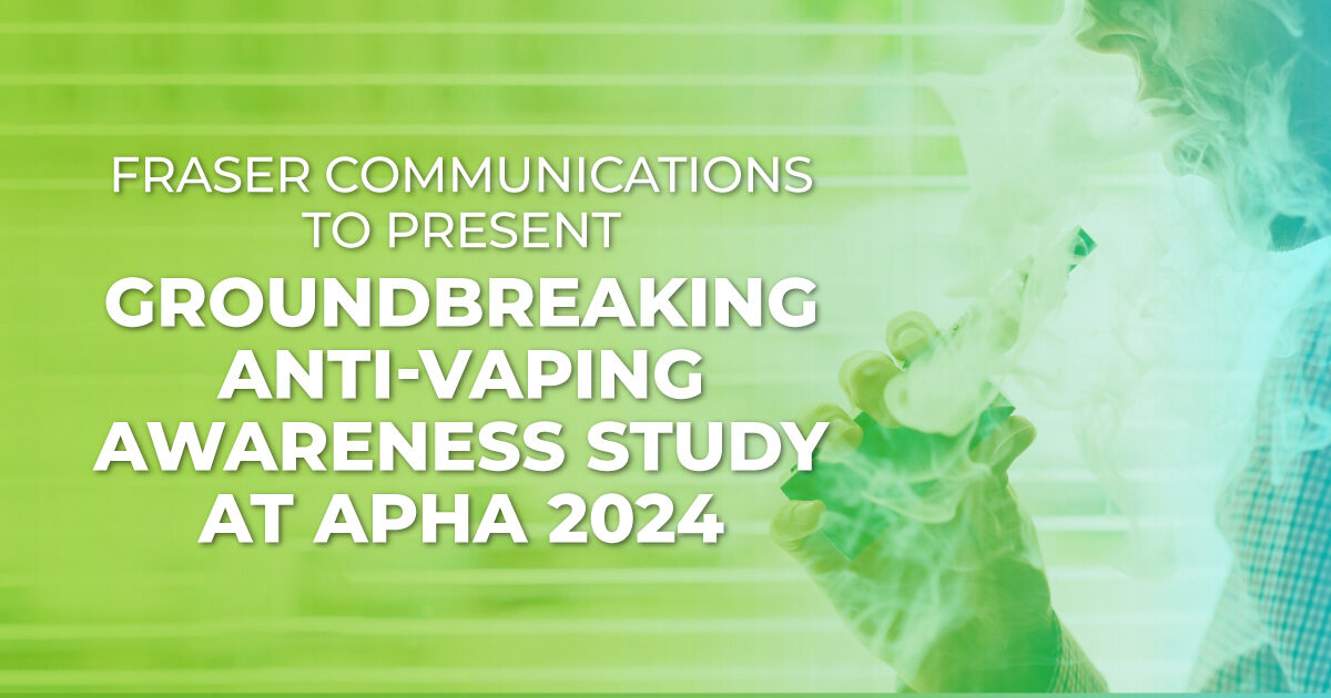 Fraser Communications to Present Groundbreaking Anti-Vaping Awareness ...